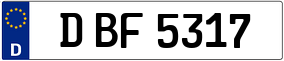 Truck License Plate